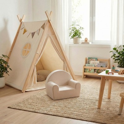 Custom Mini Kids Sofa Soft Foam Toddler Chair for Indoor Playroom