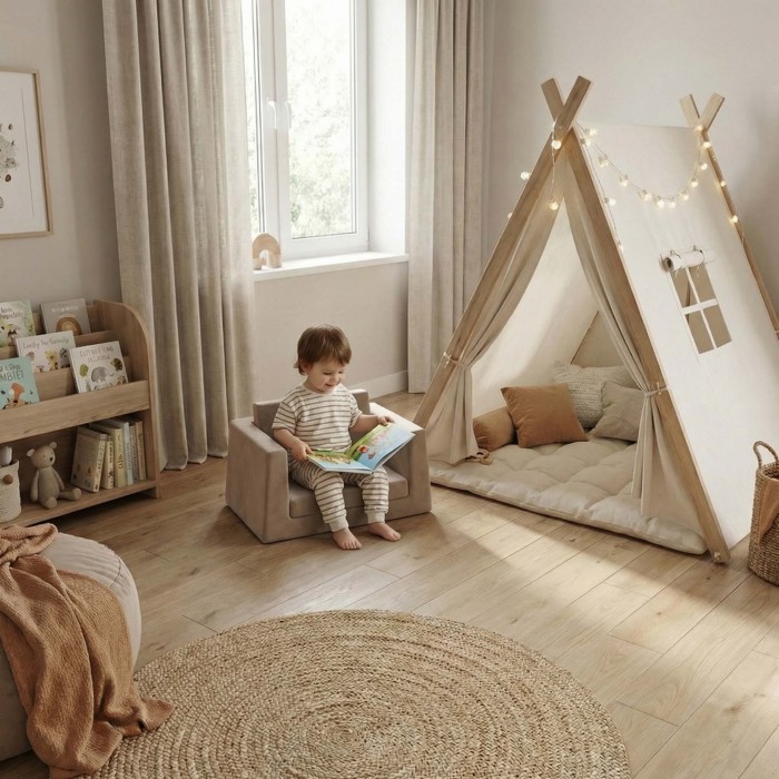 OEM/ODM Custom Baby Couch Compressed Foam Chair Foldable Kids Soft Sofa for Playroom