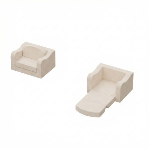 Custom Baby Couch Compressed Foam Chair Foldable Kids Soft Sofa for Playroom