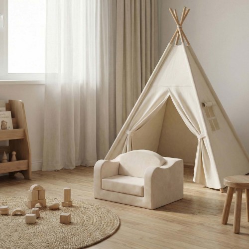 Custom Baby Couch Compressed Foam Chair Foldable Kids Soft Sofa for Playroom