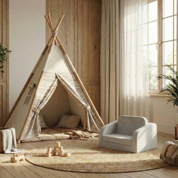 Factory OEM/ODM Custom Baby Couch Compressed Foam Chair Foldable Kids Soft Sofa for Playroom