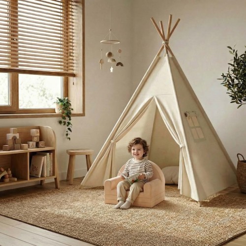 Customized OEM/ODM Foldable Kids Sofa with Compressed Foam for Playroom