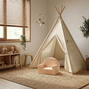 Customized OEM/ODM Foldable Kids Sofa with Compressed Foam for Playroom