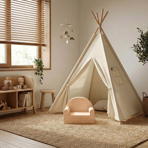 Customized OEM/ODM Foldable Kids Sofa with Compressed Foam for Playroom