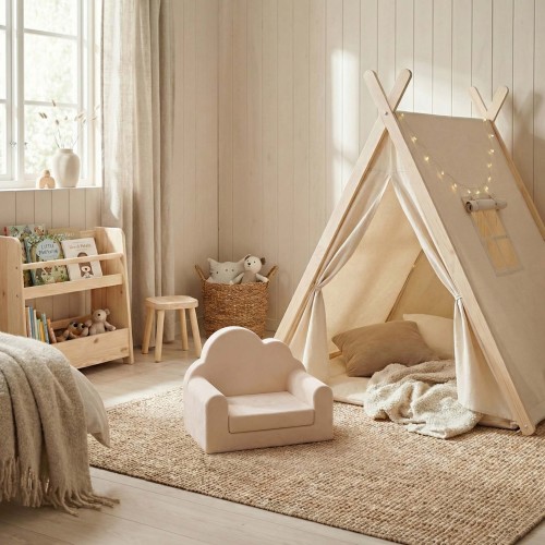 OEM/ODM Custom Foldable Couch Compressed Foam Convertible Kids Sofa