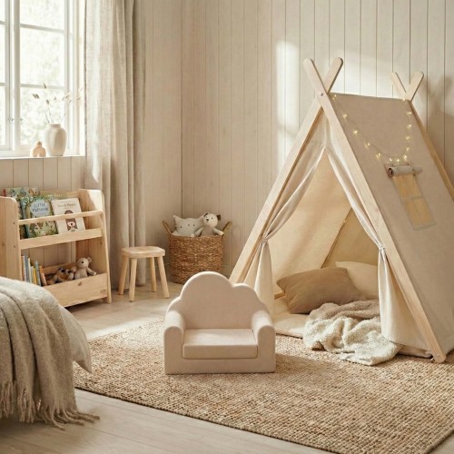 OEM/ODM Custom Foldable Couch Compressed Foam Convertible Kids Sofa