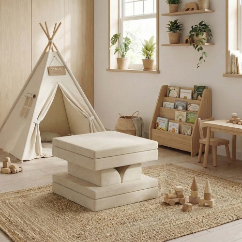 OEM/ODM Custom Kids Play Sofa Plus Modular Play Couch Set 6 Pieces for Playroom