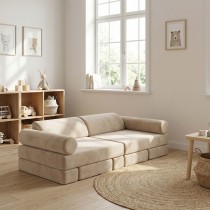 OEM Custom Kids Play Sofa Plus Modular Play Couch Set 11 Pieces for Playroom