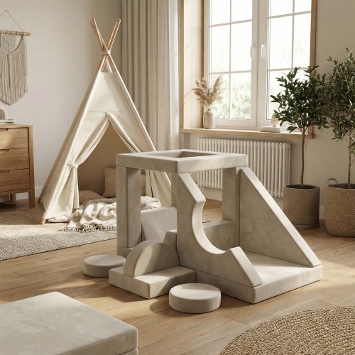 Customized OEM/ODM Modular Children Couch Set for Playroom and Bedroom Comfort