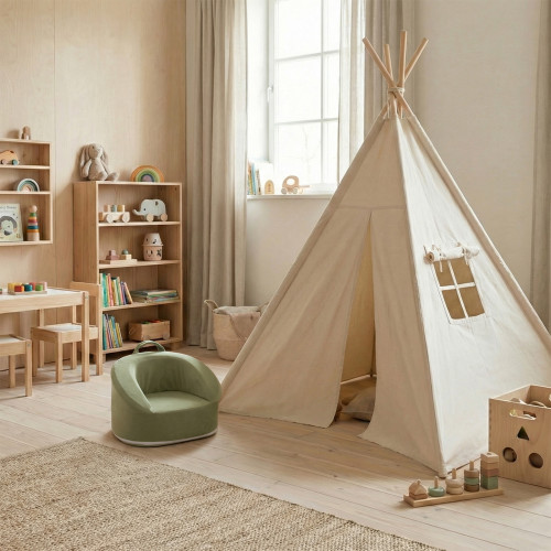 Custom Kids Soft Sofa Compressed Foam Foldable Baby Couch Chair