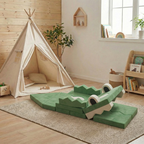 OEM Custom Kids Play Sofa Modular Foam Couch Set for Playroom