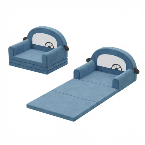 Baby Couch Compressed Foam Chair Foldable Kids Soft Sofa for Playroom