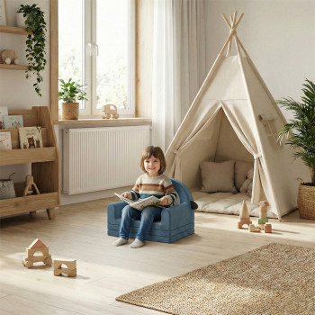 Baby Couch Compressed Foam Chair Foldable Kids Soft Sofa for Playroom