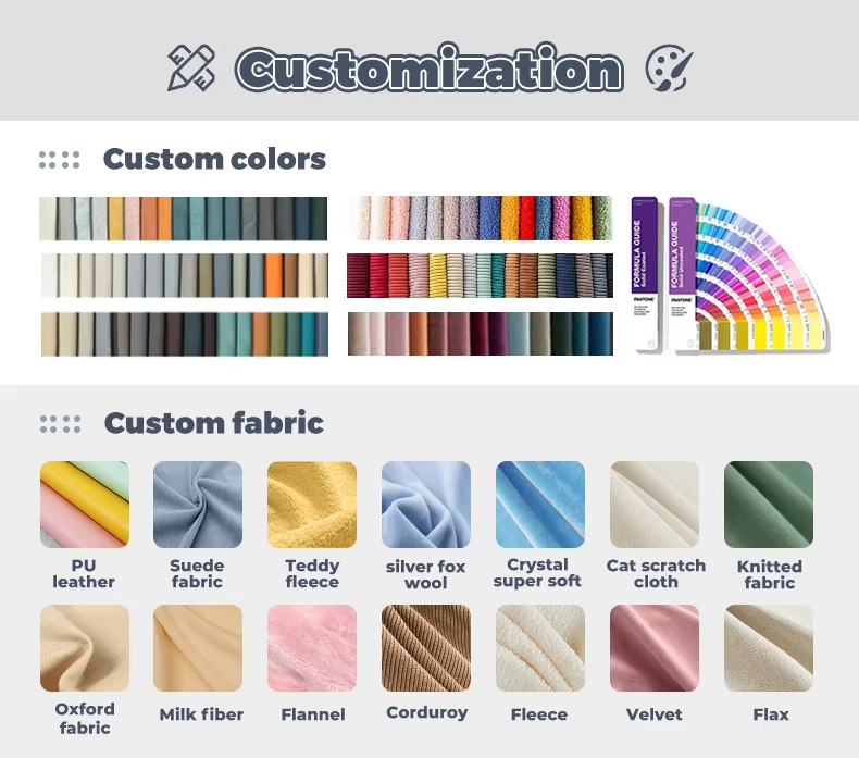 Customized fabric and color of children's sofa toys