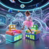 Professional Manufacturer Robot Shaped Folding Kids Sofa Soft Foam Couch for Playroom