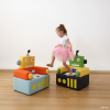 Professional Manufacturer Robot Shaped Folding Kids Sofa Soft Foam Couch for Playroom