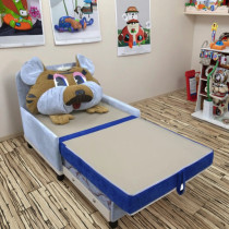 Made-to-Order Factory Kids Pull Out Folding Sofa Bed with Cushion Rest Foam Seat