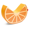 Custom Factory Orange Shape Foam Rocking Chair Compressible Kids Soft Seat for Indoor Play