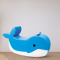 Custom Factory Whale Shape Kids Stool Soft Foam Seat for Indoor Play