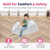 Custom Factory White Kids Rocking Chair Soft Foam Seat for Indoor Play