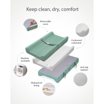 Professional Factory Portable Baby Diaper Changing Pad with Cover Bundle