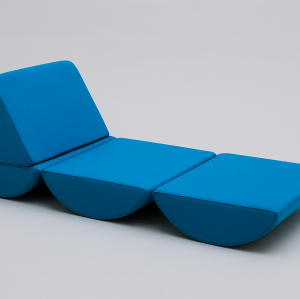 Compressed Foldable Sofa Soft Foam Kids Convertible Couch