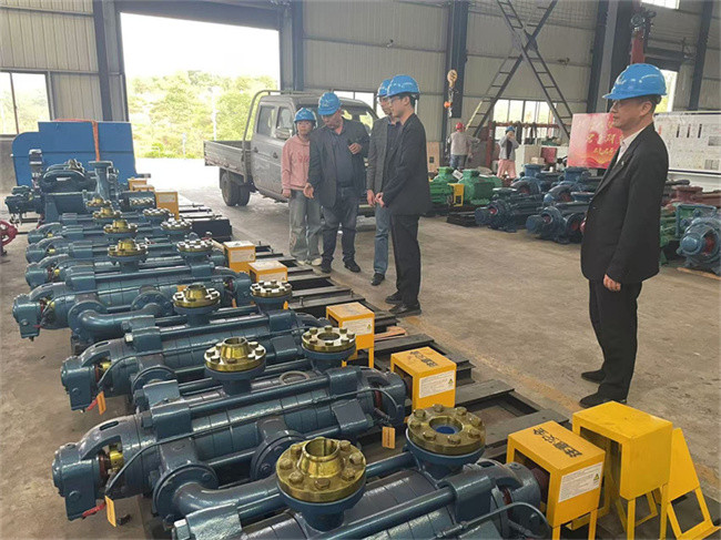 Customers visit multistage pumps