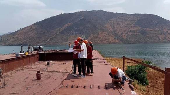 China Classification Society (CCS) has inspected the water intake pump vessel of Hunan Zhongda Pump