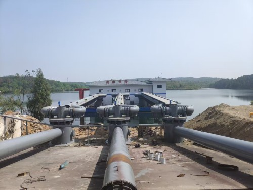 Automatic Rotary Joint Rocker Arm Type Floating Pump Station