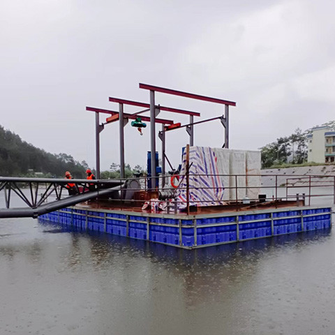 High Molecular Weight Polyolefin Float Structure