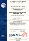 Occupational Health and Safety Management System Certificate