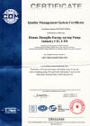 Quality Management System Certificate ISO 9001