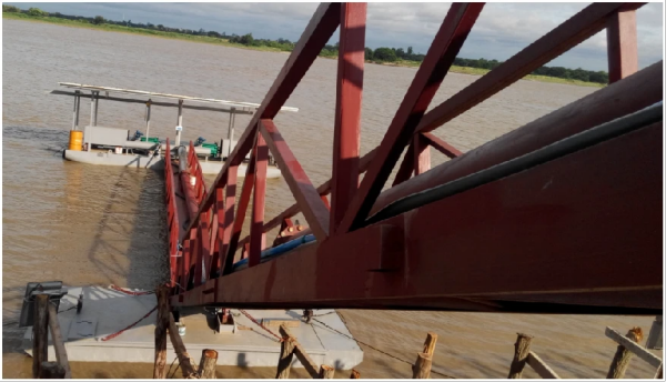 Floating Boat Pump Station