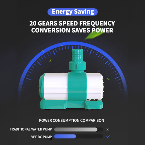 Fish Aquarium Water Pump–Energy-Efficient,Quiet,Variable Speeds,Safe