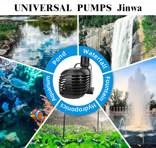 Pond Waterfall Pump with Variable Speed:High Flow&Energy Efficient