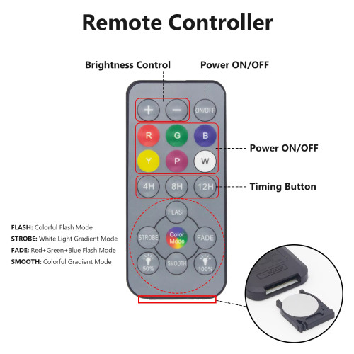 Smart light with Remote &App control