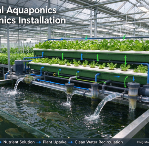 Germany Aquaponics Water Pump Project | Jinwa PSA-20000