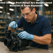 How Custom Pond Pumps Are Manufactured: Materials & Seals Explained