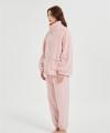 Custom Women's 2 Pcs Fluffy Pajamas Set  | Velveteen Warm Zipper Sleepwear Loungewear Manufacturer