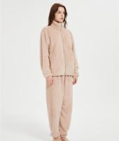 OEM Fluffy Pajamas set for Women 2 Piece Pjs Set  | Custom Soft Plush Sleepwear Winter Loungewear