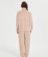 OEM Fluffy Pajamas set for Women 2 Piece Pjs Set | Custom Soft Plush Sleepwear Winter Loungewear
