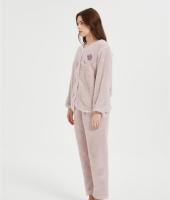 Custom Fluffy Pajamas set for Women 2 Piece Pjs Set  | Soft Plush Sleepwear Winter Loungewear Manufacturer