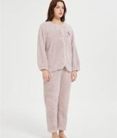 Custom Fluffy Pajamas set for Women 2 Piece Pjs Set  | Soft Plush Sleepwear Winter Loungewear Manufacturer