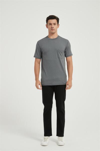 Supplier Men's Outdoor Sports T-shirt | Custom Ultra Soft Plain T-shirt  For Men Cooling Crew Neck