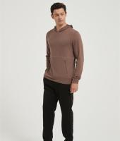 ODM Mens Fashion Athletic Hoodies Outdoor Sports Sweatshirt Solid Color Fleece Pullover