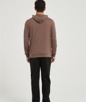 ODM Mens Fashion Athletic Hoodies Outdoor Sports Sweatshirt Solid Color Fleece Pullover