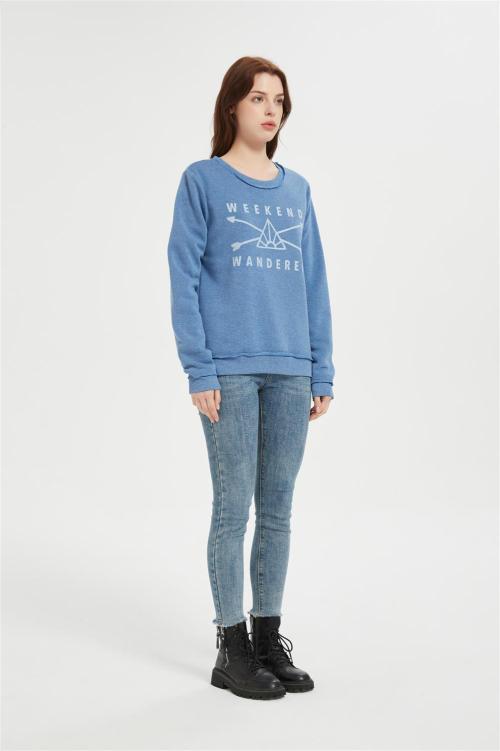 Supplier Women's Fleece Crewneck Sweatshirt | Thick Loose fit Soft  Pullover