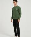 OEM Men's Sweatshirt Embroidery Long Sleeve Round Neck Casual Pullover Tops From China