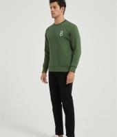 OEM Men's Sweatshirt Embroidery Long Sleeve Round Neck Casual Pullover Tops From China