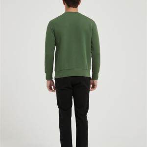 OEM Men's Sweatshirt Embroidery Long Sleeve Round Neck Casual Pullover Tops From China